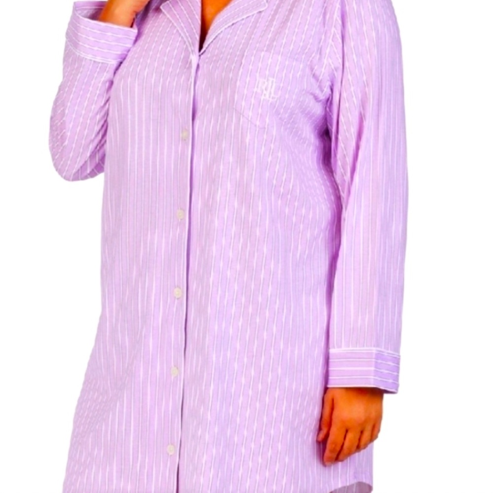 🔥HUGE SALE❤️ Ralph Lauren Flannel Sleep long Shirt